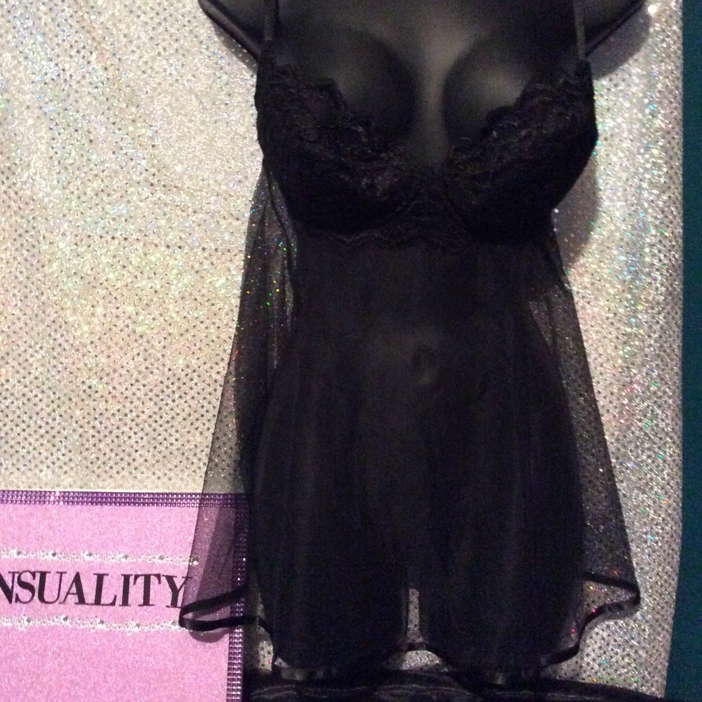 Black babydoll